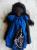 Doap 1 poupee africaine robe bleue courte b