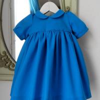 Duchesse or ange 190 robe bleue alice tablier blanc jupon blue dress white apron petticoat a