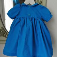 Duchesse or ange 190 robe bleue alice tablier blanc jupon blue dress white apron petticoat c