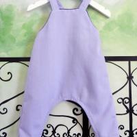 Duchesse or ange 227 a salopette bebe a an bleu violet