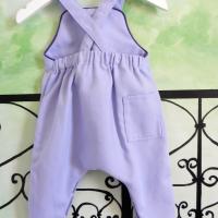 Duchesse or ange 227 c salopette bebe1 an bleu violet
