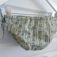 Duchesse or ange 239 b maillot de bain bebe enfant fille fillette jaune fleurs bleues roses noeuds