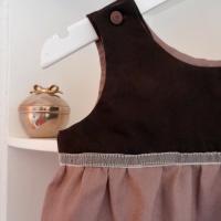 Duchesse or ange 246 b barboteuse bebe marron glace 12 mois brown rompers