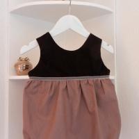 Duchesse or ange 246 c barboteuse bebe marron glace 12 mois brown rompers