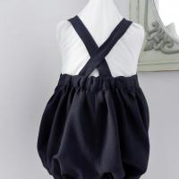 Duchesse or ange doa 299 barboteuse bleu marine navy baby rompers c