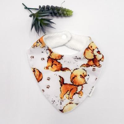 Bavoir bandana motif petits chiens