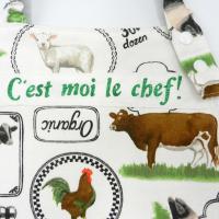 Duchesse or ange doaa 101 tablier septime animaux de l aferme c est moi le chef vert c 2 