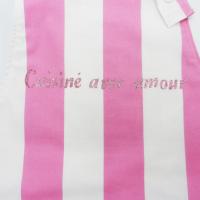 Duchesse or ange doaa 101 tablier septime rayures roses et blanches cuisine avec amour c