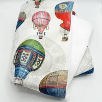 Duchesse or ange doaa 64 couverture bebe en imprime ballons dirigeables a
